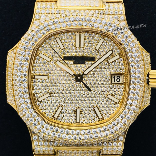百達翡麗高端複刻男士腕表 PATEK PHILIPPE施華洛世奇美鑽男士腕表  gjs1917